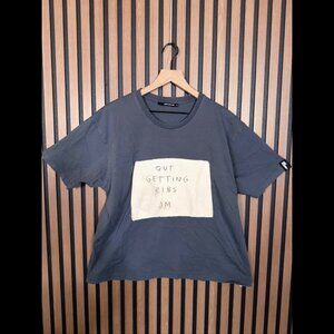 Rome Pays Off T Shirt XL Adults Gray Short Sleeve Graphic Boxy Tee